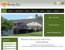 Tablet Screenshot of burningtreegc.com